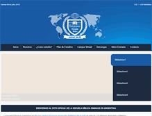 Tablet Screenshot of escuelaemmaus.org